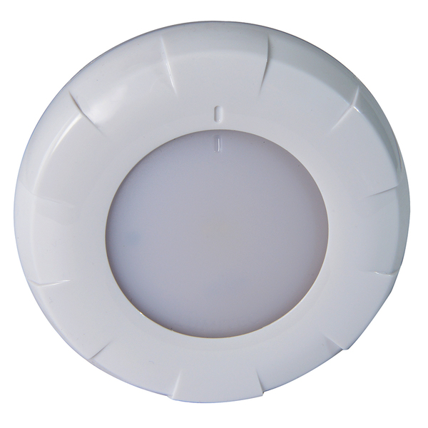 Lumitec Aurora LED Dome Light - White Finish - White/Blue Dimming 101075